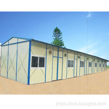 Flat-roof prefab house/movable cabin, customized designs are accepted